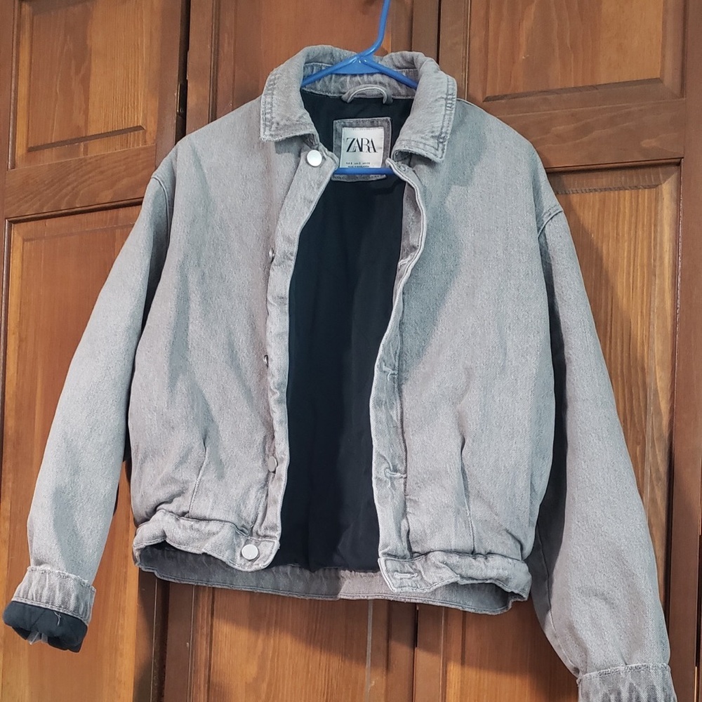 Zara Gray Jean Jacket